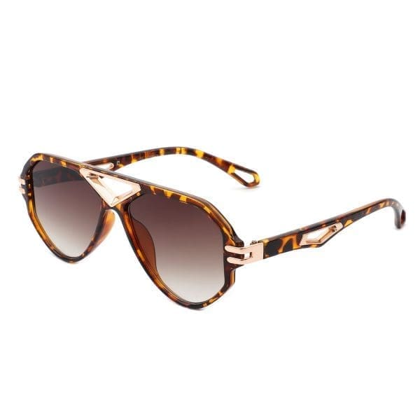 Cramilo Eyewear Unityth - Geometric Round Aviator Sunglasses - Image 6