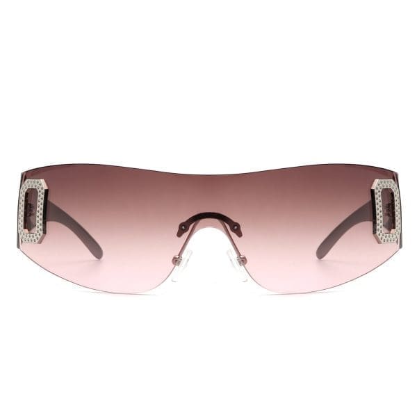 Cramilo Eyewear Havoc - Rimless Sleek Wrap Around Sunglasses - Image 10