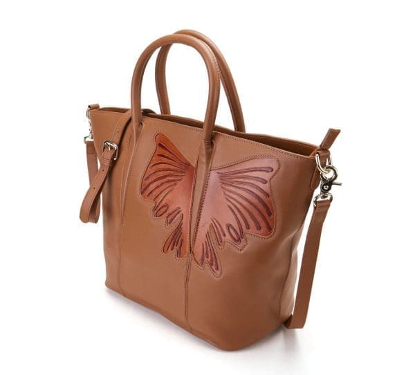 Bellorita - Butterfly Brown Top Handle Bag - Image 3