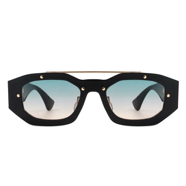 Cramilo Eyewear Xanadusk - Geometric Brow-Bar Sunglasses - Image 2