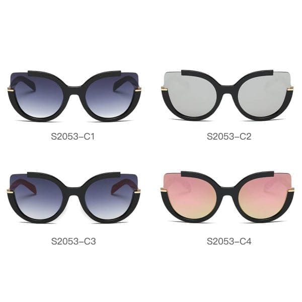 Cramilo Eyewear Lenox - Cut Out Vogue Cat Eye Sunglasses - Image 12