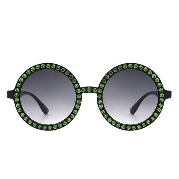Cramilo Eyewear Dreamwey - Rhinestone Circle Sunglasses - Image 11