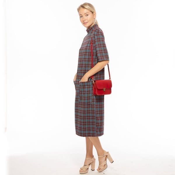SUSU Nanah Red Leather Crossbody Bag - Must Have - Image 7