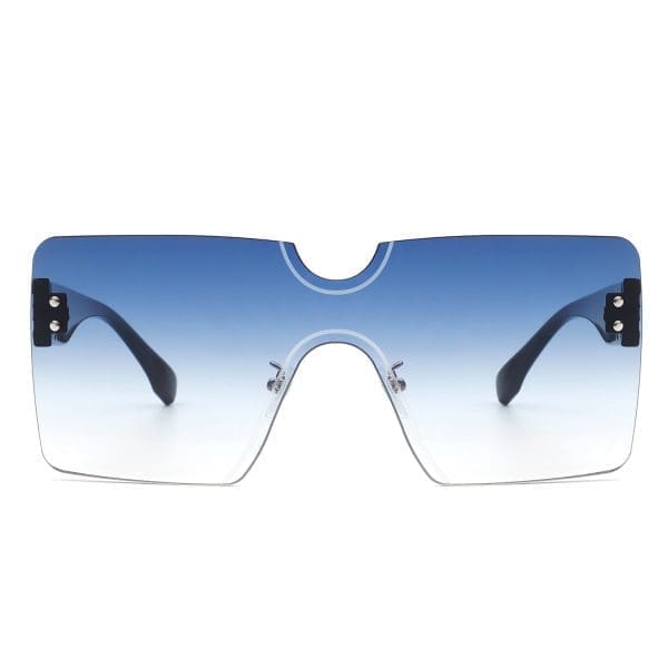 Cramilo Eyewear Yellowyx - Rimless Flat Top Sunglasses - Image 9