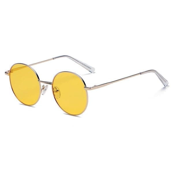 Cramilo Eyewear Geneva - Retro Oval Circle Sunglasses
