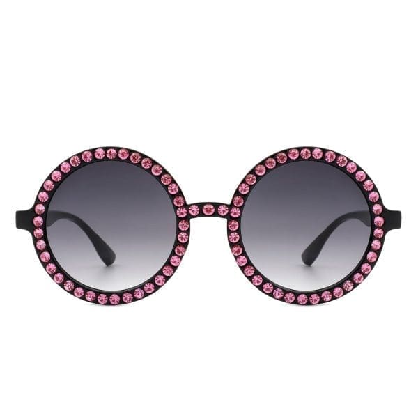 Cramilo Eyewear Dreamwey - Rhinestone Circle Sunglasses - Image 9