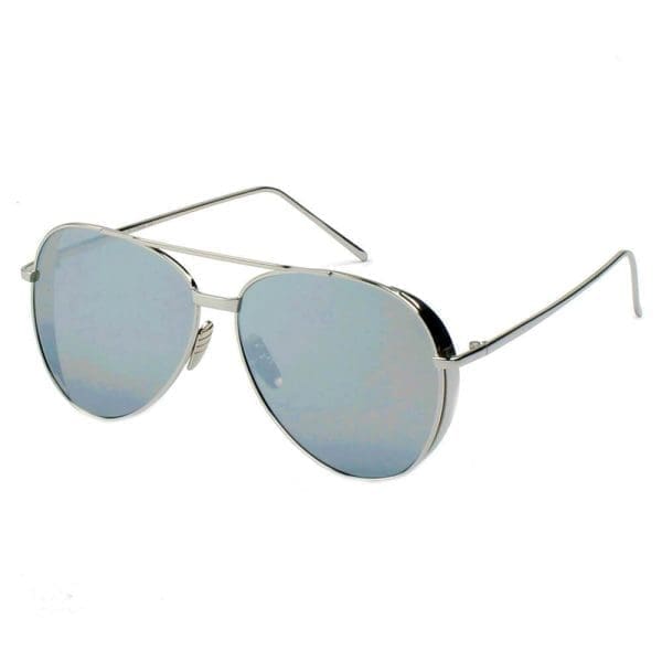 Cramilo Eyewear  Delan - Mirrored Oversized Aviator Sunglasses - Image 7