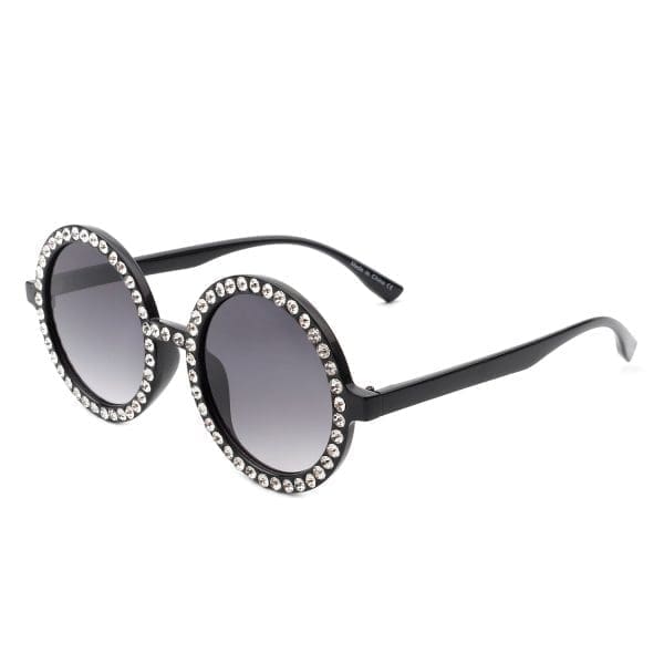 Cramilo Eyewear Dreamwey - Rhinestone Circle Sunglasses