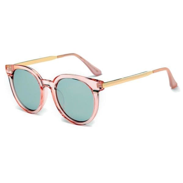 Cramilo Eyewear Findlay - Retro Mirrored Horned Rim Round Sunglasses - Image 7
