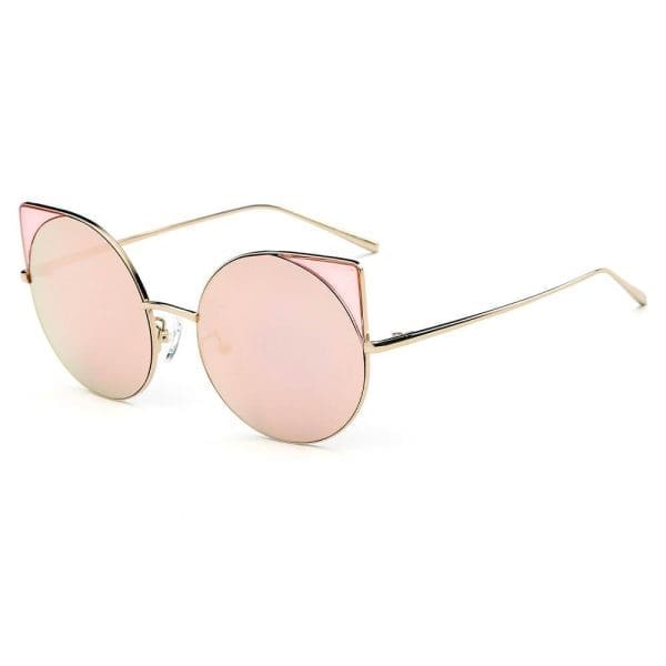 Cramilo Eyewear Dublin - Mirrored Cat Eye Sunglasses - Image 5