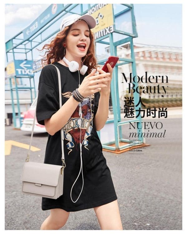 Shomico Casual Shoulder Bag - Square Shape - Image 5