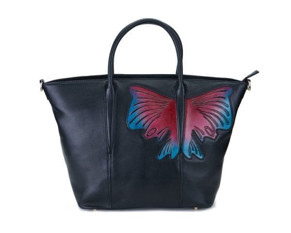Bellorita - Butterfly Black Top Handle Bag - Image 2
