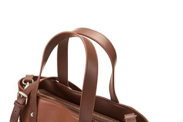 Bellorita - Carp Brown Top Handle Bag - Image 4