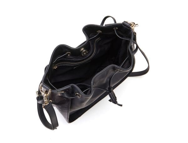 Bellorita - Carp Black Bucket Shoulder Bag - Image 7