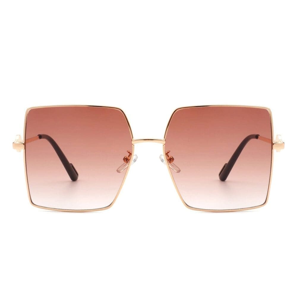 Cramilo Eyewear Benazia Square Flat Top Sunglasses 9