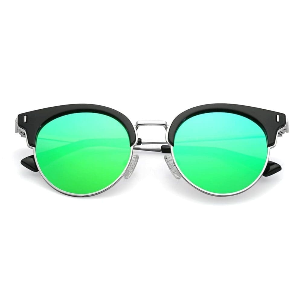 Cramilo Eyewear Biloxi Half Frame Cat Eye Sunglasses 15