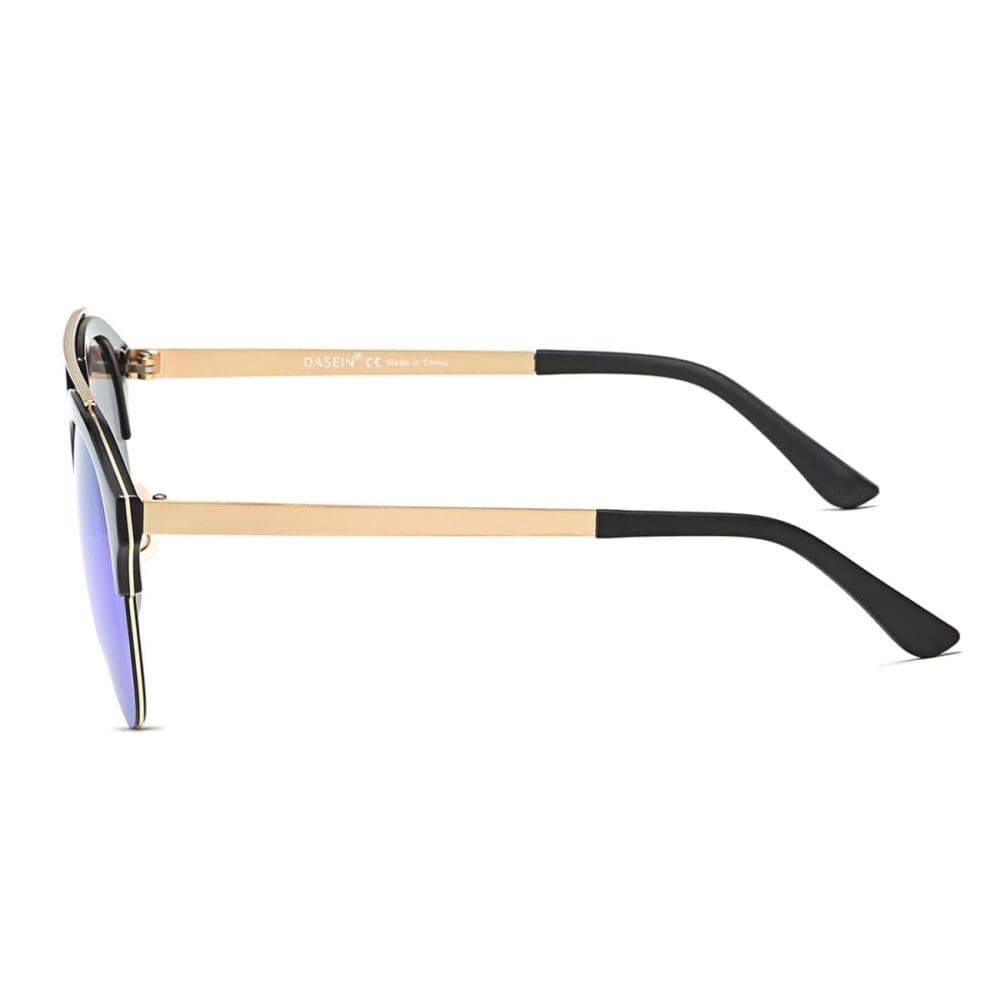 Cramilo Eyewear Corolla Mirrored Horned Sunglasses 11