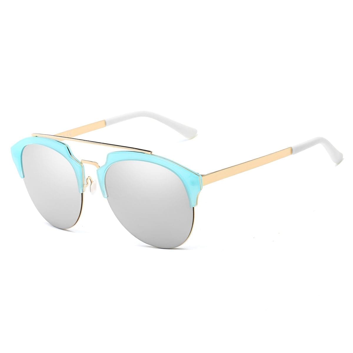 Cramilo Eyewear Corolla Mirrored Horned Sunglasses 14