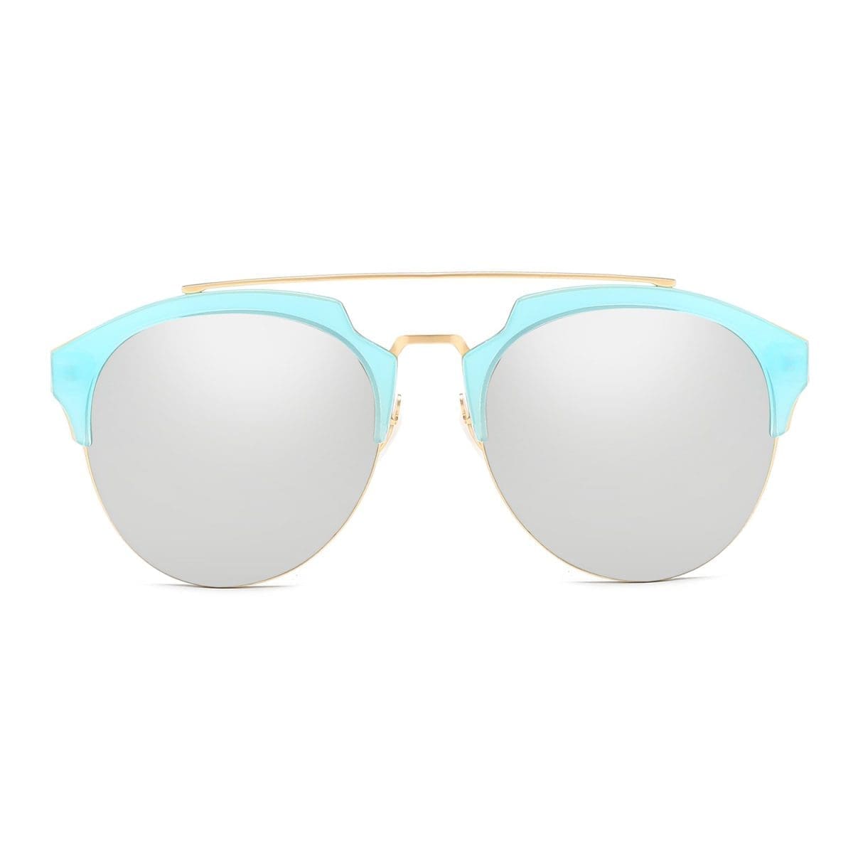 Cramilo Eyewear Corolla Mirrored Horned Sunglasses 15