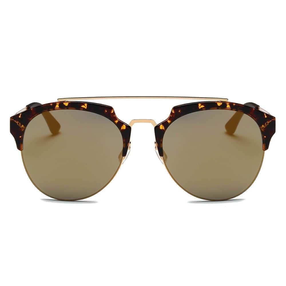 Cramilo Eyewear Corolla Mirrored Horned Sunglasses 4