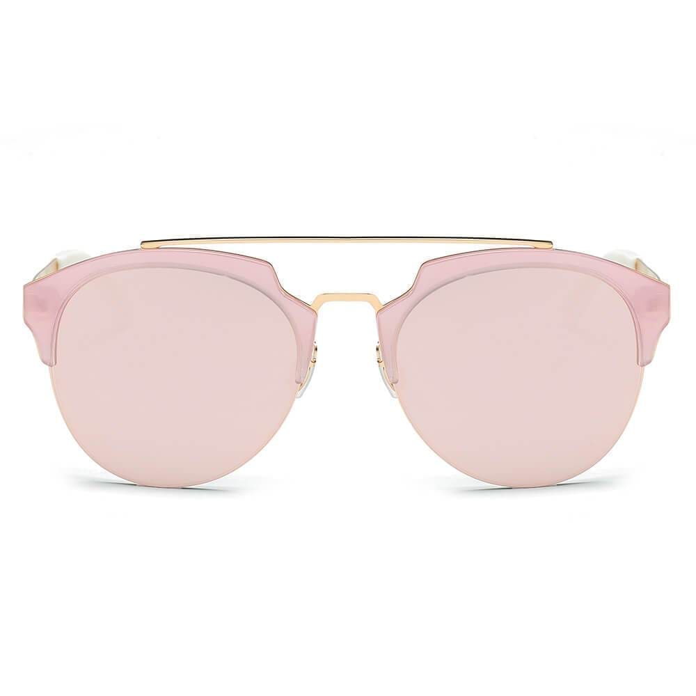 Cramilo Eyewear Corolla Mirrored Horned Sunglasses 8