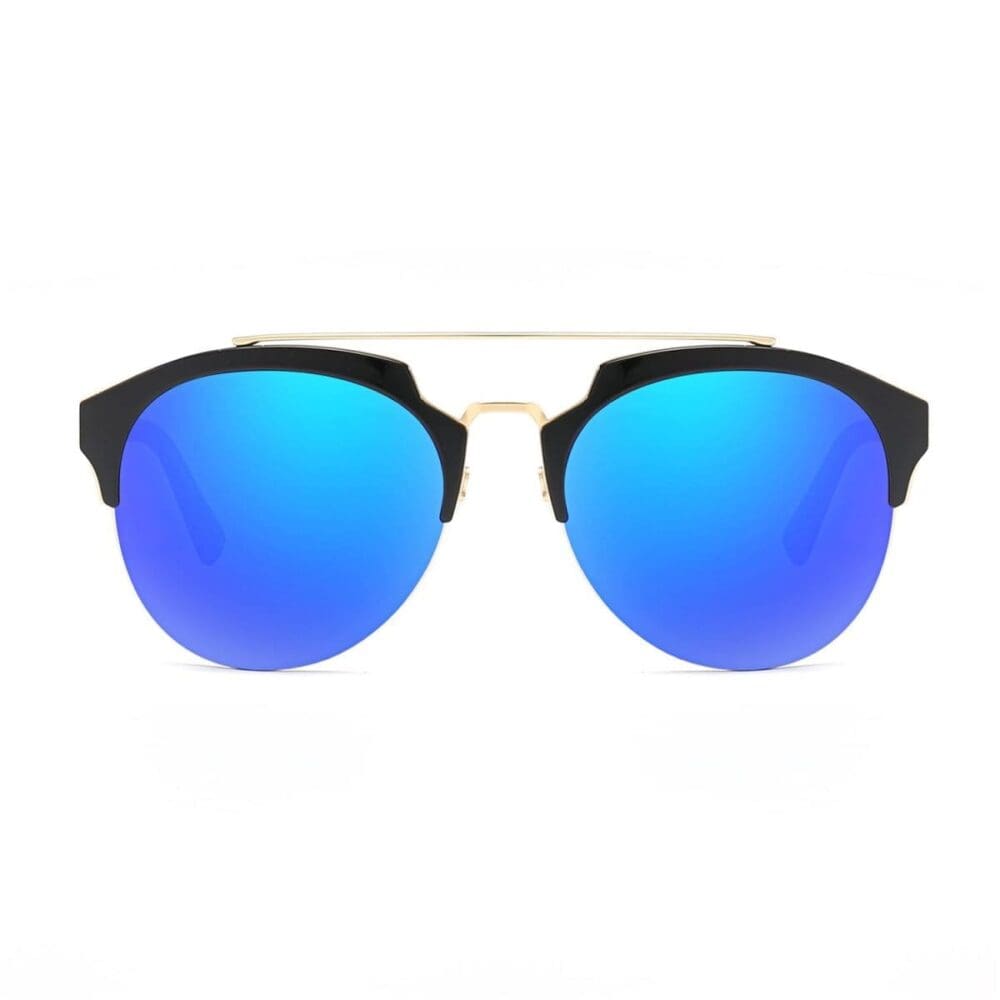 Cramilo Eyewear Corolla Mirrored Horned Sunglasses 9