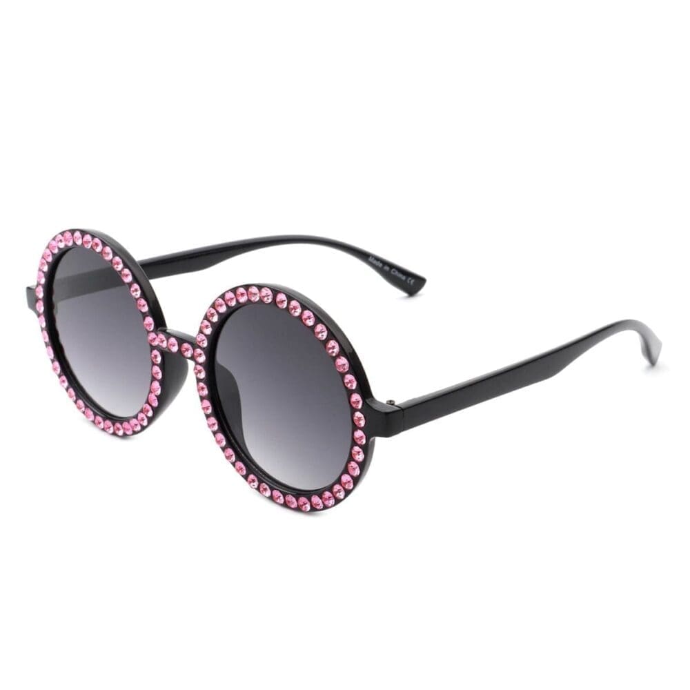 Cramilo Eyewear Dreamwey Rhinestone Circle Sunglasses 10