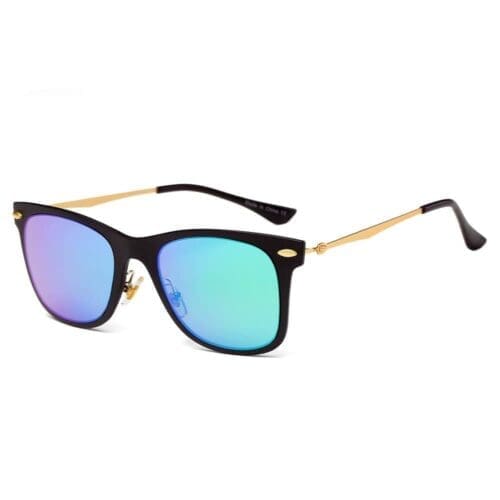 Cramilo Eyewear Dugald Horn Rimmed Rectangle Sunglasses