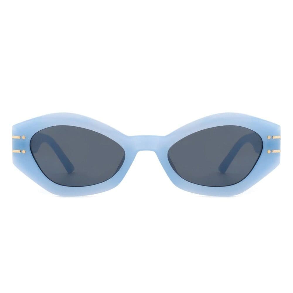 Cramilo Eyewear Elysiant Oval Slim Cat Eye Sunglasses 10