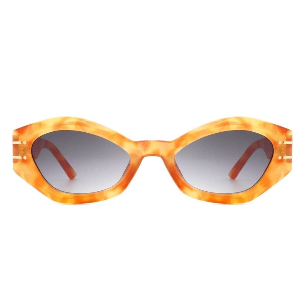 Cramilo Eyewear Elysiant Oval Slim Cat Eye Sunglasses 6