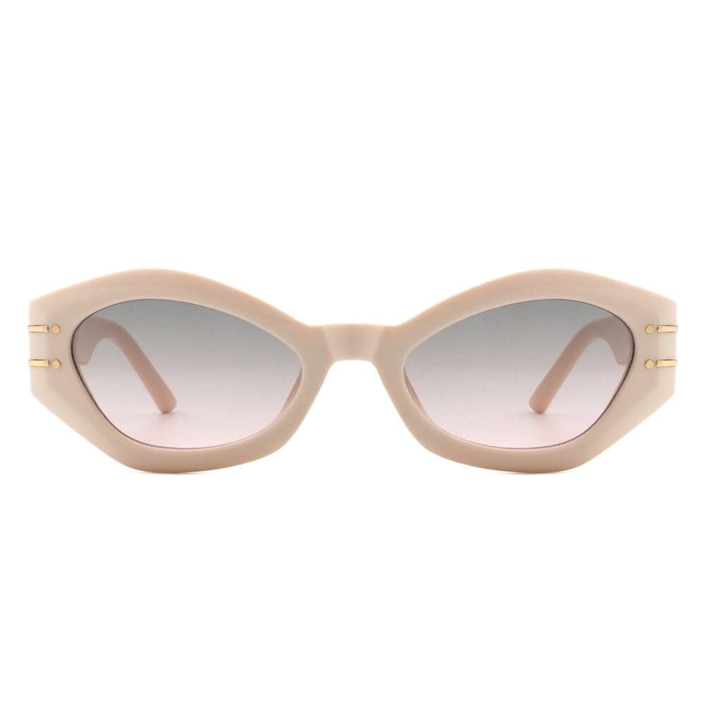 Cramilo Eyewear Elysiant Oval Slim Cat Eye Sunglasses 8