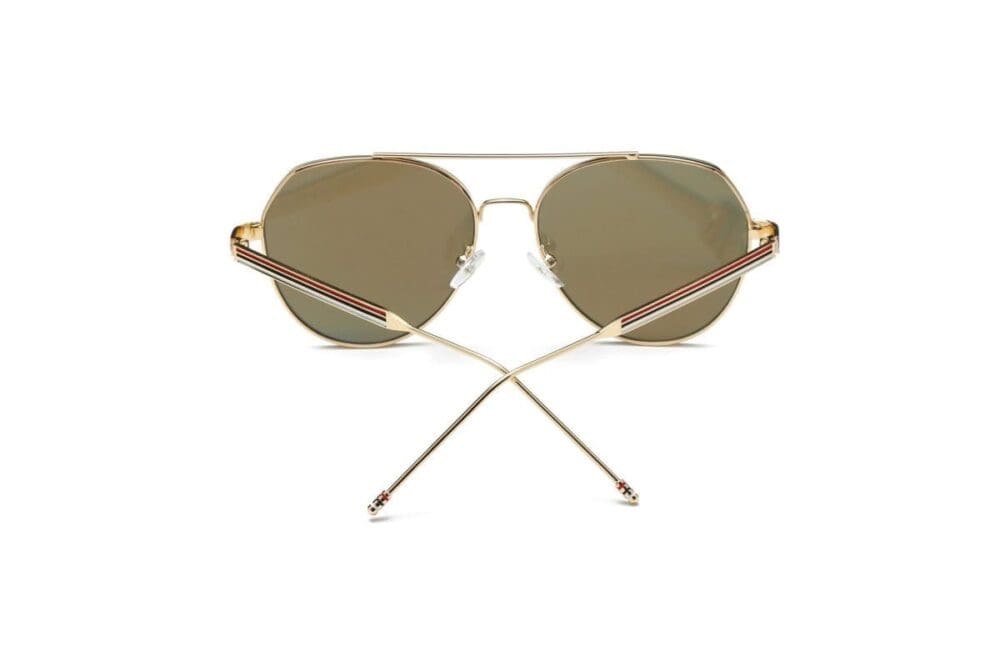 Cramilo Eyewear Erie Teardrop Aviator Mirrored Sunglasses 9