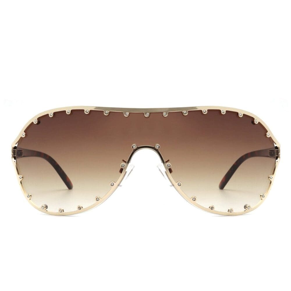 Cramilo Eyewear Evanesce Oversized Aviator Design Sunglasses 2
