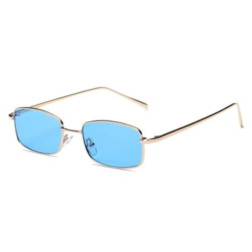 Cramilo Eyewear Garner Retro Slim Rectangle Sunglasses 9