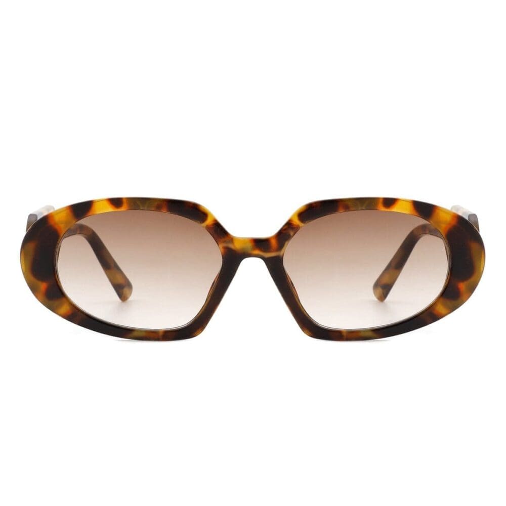 Cramilo Eyewear Glittera Retro Oval Chic Sunglasses 6