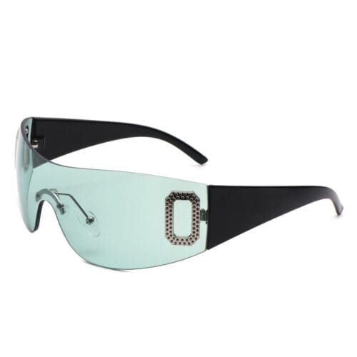 Cramilo Eyewear Havoc Rimless Sleek Wrap Around Sunglasses