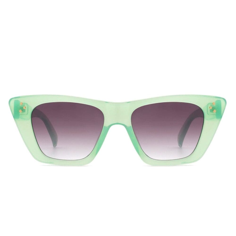 Cramilo Eyewear Lightnin Retro Cat Eye Square Sunglasses 7
