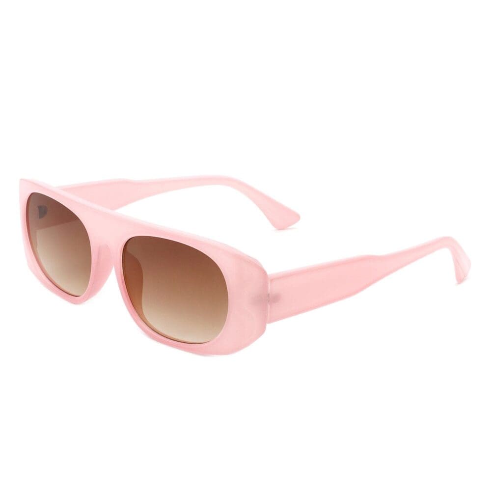 Cramilo Eyewear Midnites Rectangle Retro Oval Sunglasses 12