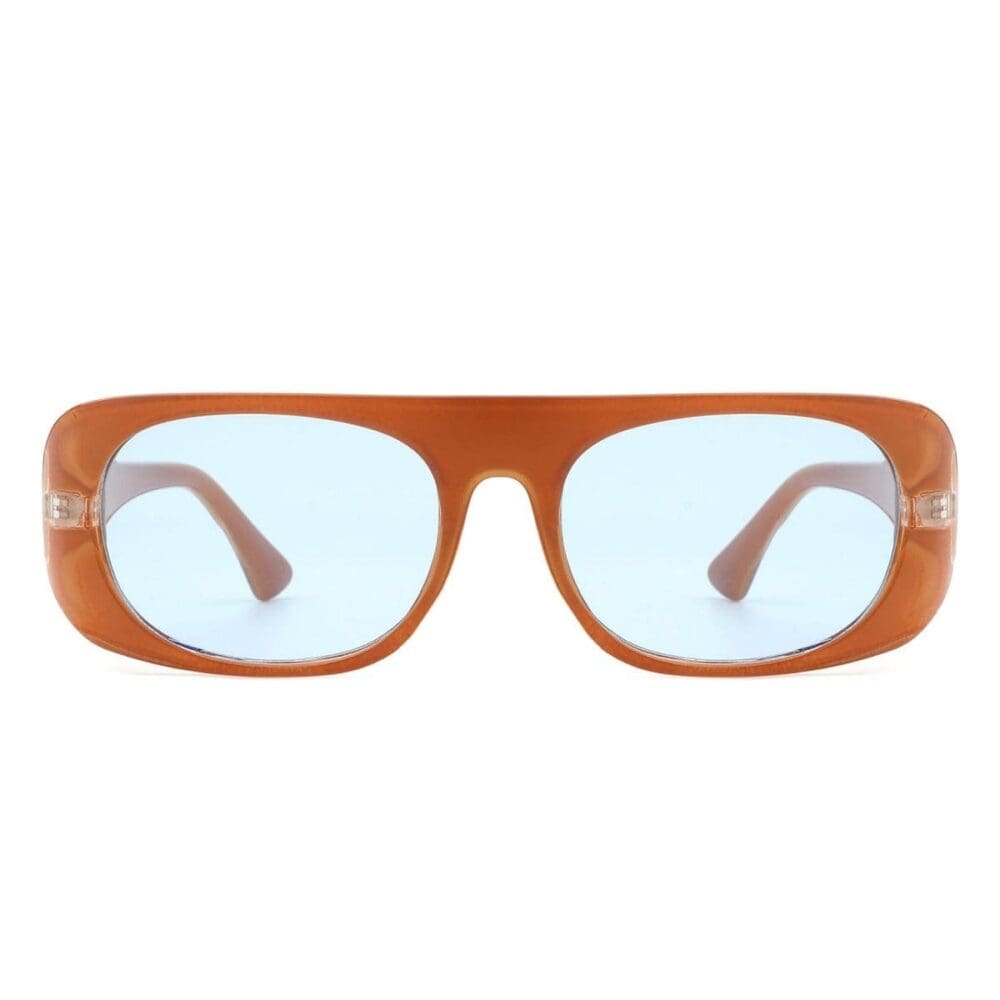 Cramilo Eyewear Midnites Rectangle Retro Oval Sunglasses 2