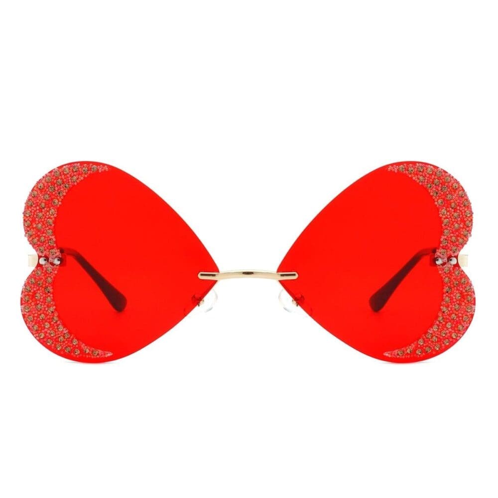 Cramilo Eyewear Quixotia Butterfly Heart Shape Sunglasses 4