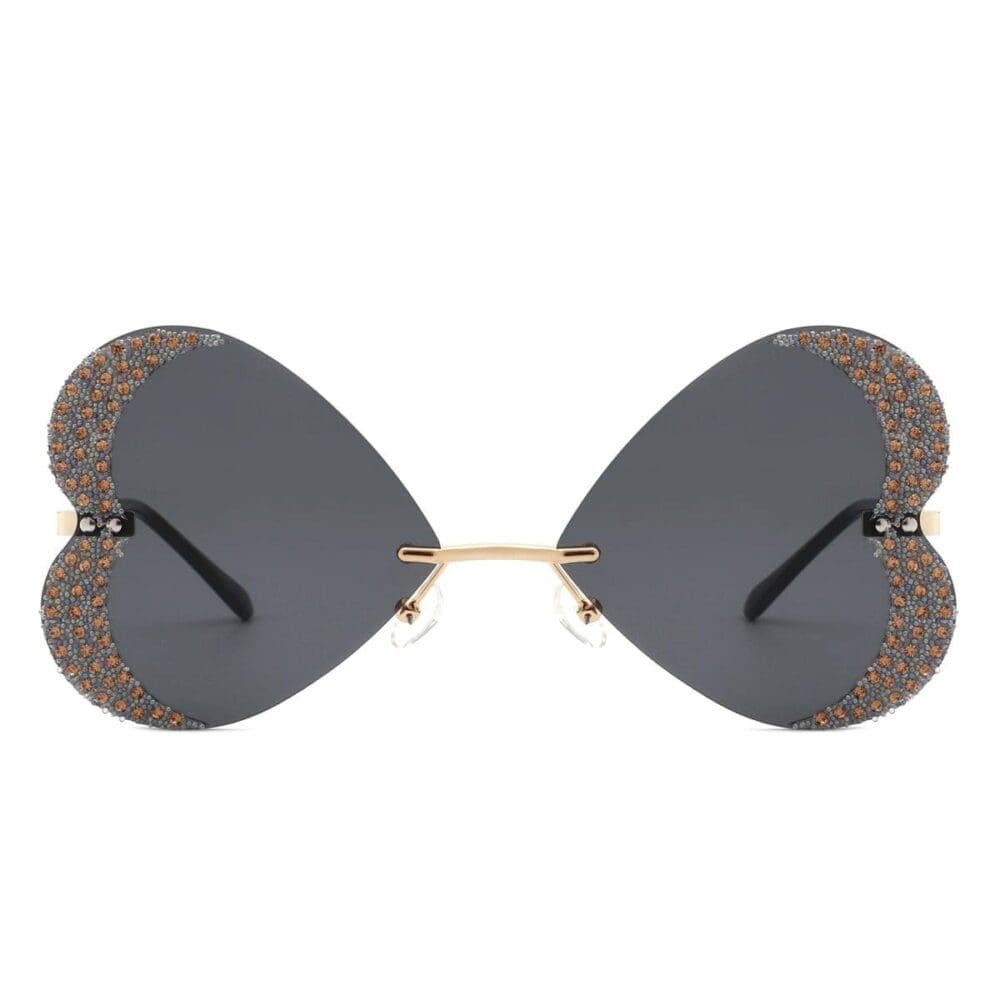 Cramilo Eyewear Quixotia Butterfly Heart Shape Sunglasses 6