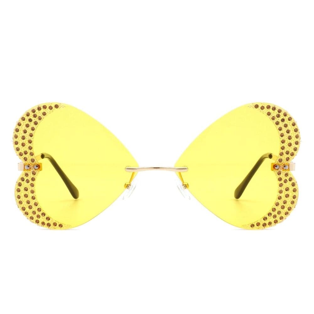 Cramilo Eyewear Quixotia Butterfly Heart Shape Sunglasses 9