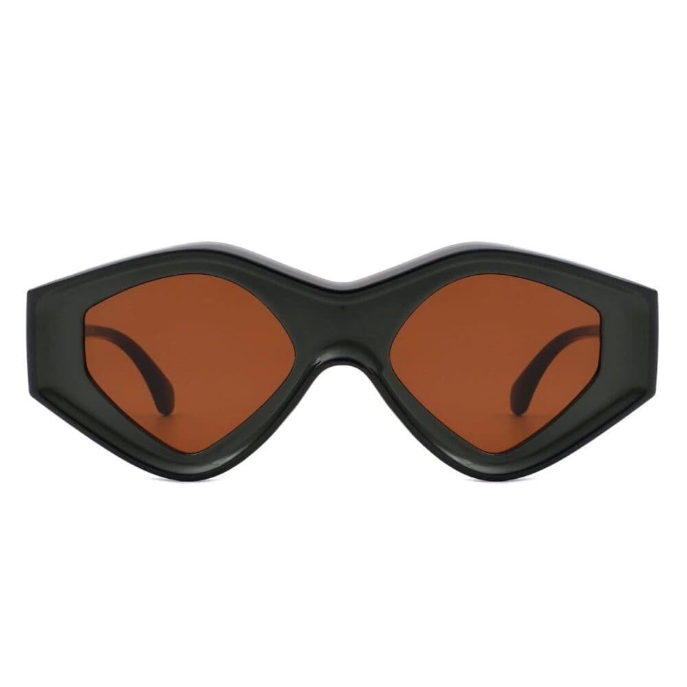 Cramilo Eyewear Rosedawn Futuristic Retro Chunky Sunglasses 10