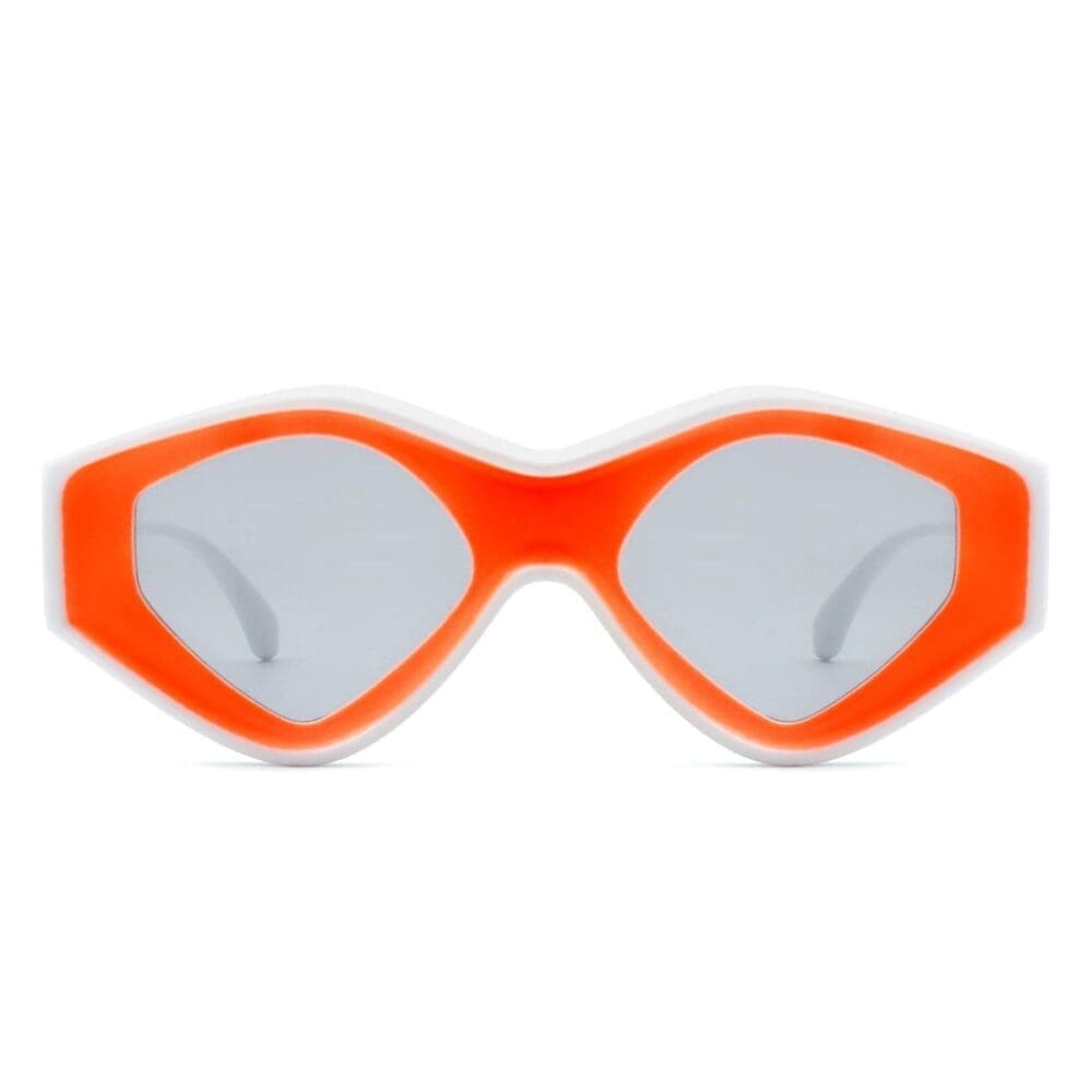 Cramilo Eyewear Rosedawn Futuristic Retro Chunky Sunglasses 2