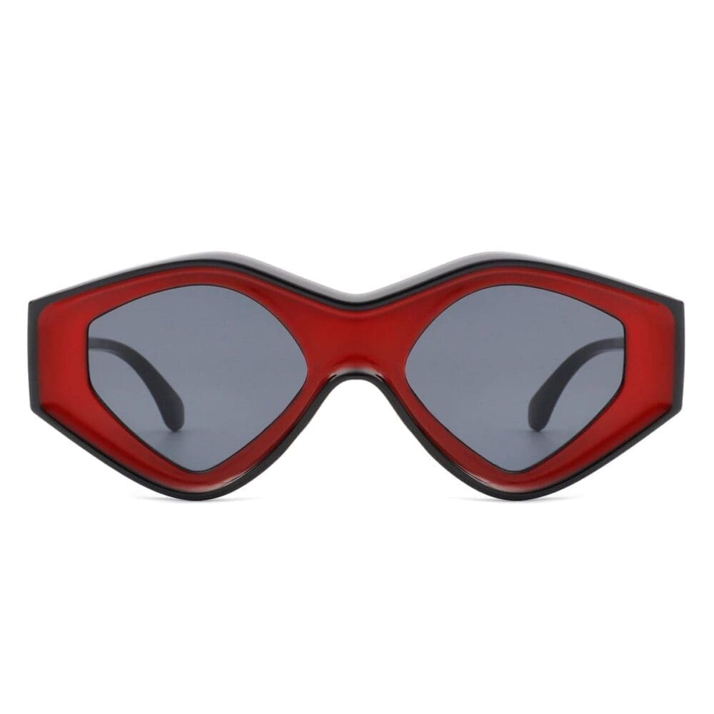 Cramilo Eyewear Rosedawn Futuristic Retro Chunky Sunglasses 8