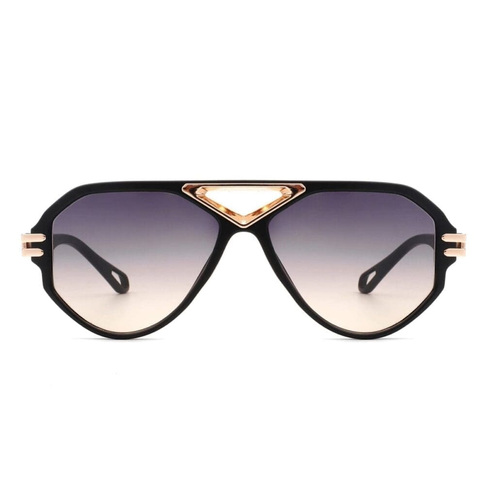 Cramilo Eyewear Unityth Geometric Round Aviator Sunglasses 3