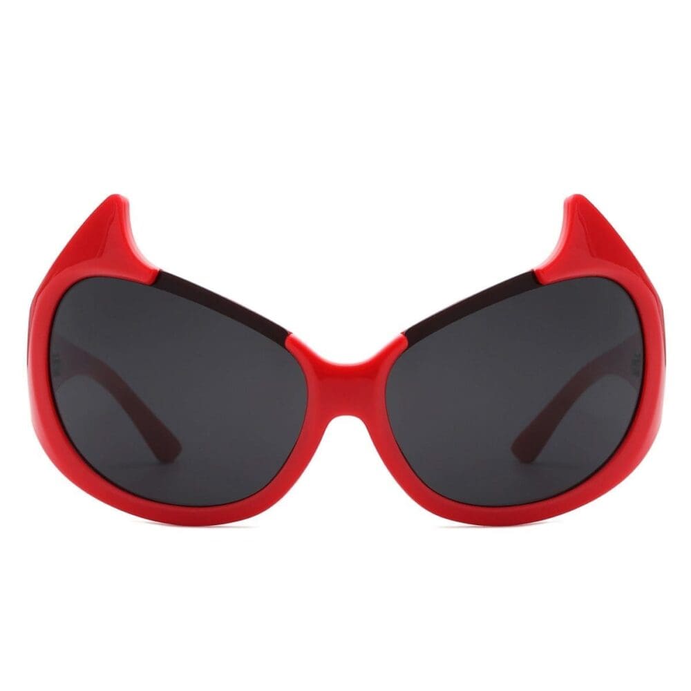 Cramilo Eyewear Vaelin Oversized Round Cat Eye Sunglasses 2