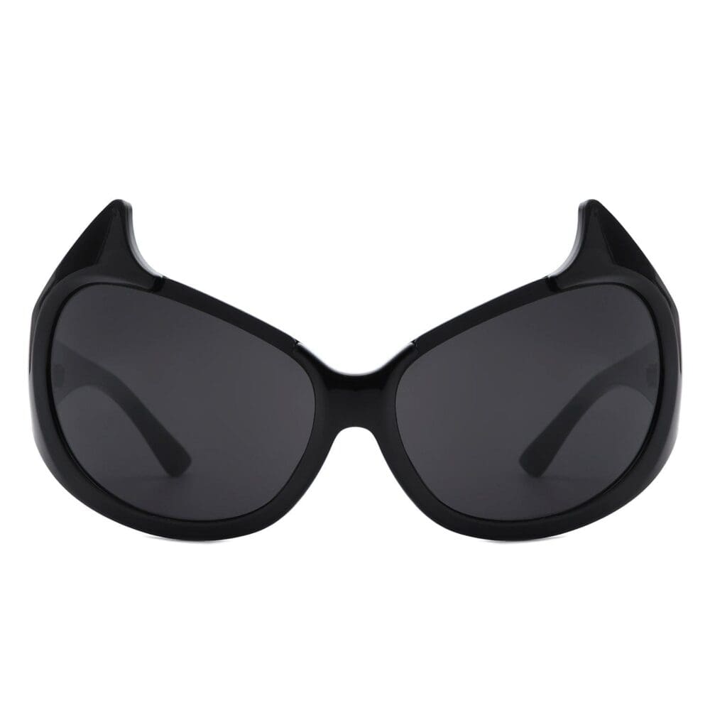 Cramilo Eyewear Vaelin Oversized Round Cat Eye Sunglasses 3