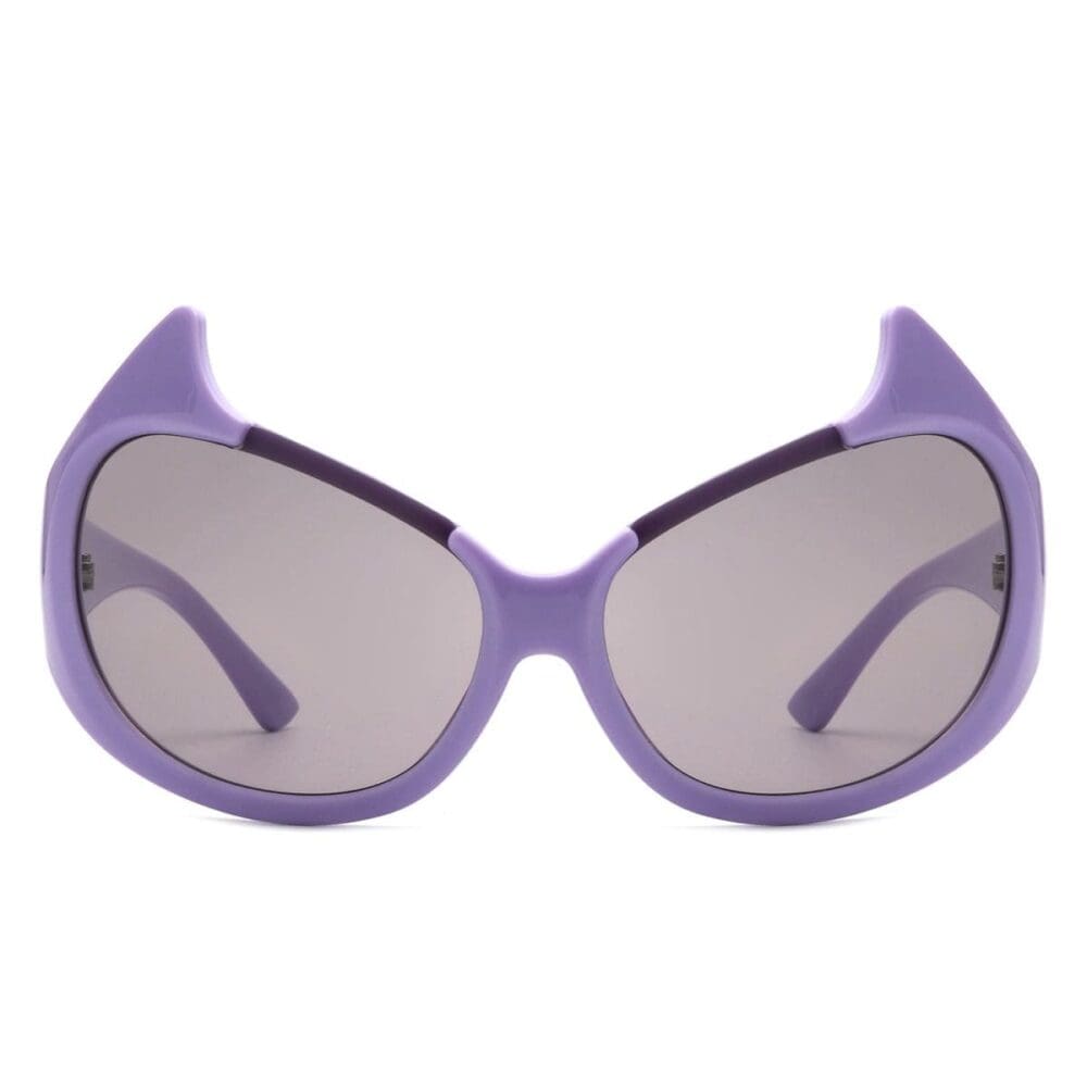 Cramilo Eyewear Vaelin Oversized Round Cat Eye Sunglasses 5