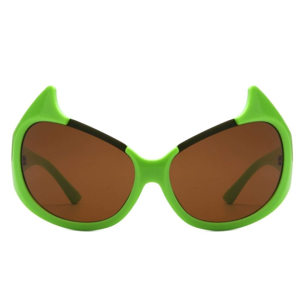 Cramilo Eyewear Vaelin Oversized Round Cat Eye Sunglasses 7